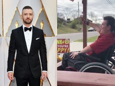 Justin Timberlake da un emotivo regalo a un adolescente con parálisis cerebral en Tennessee