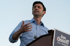 Candidato demócrata de Georgia lanza ataque contra la visita de Trump