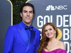 Isla Fisher, esposa de Sacha Baron Cohen, ignoró al actor durante la grabación de Borat para “poder dormir”