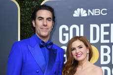 Isla Fisher, esposa de Sacha Baron Cohen, ignoró al actor durante la grabación de Borat para “poder dormir”