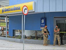 Grupo armado realiza un increíble robo de banco en Brasil