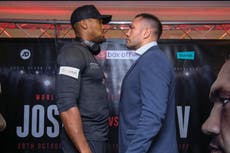 Joshua vs Pulev: 1000 fanáticos permitidos para asistir a la pelea
