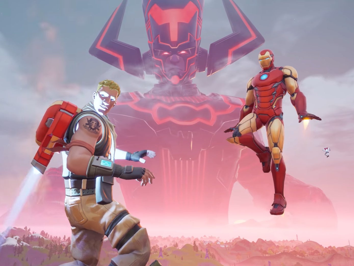 Un fotograma del evento Galactus en Fortnite