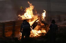 F1: FIA abre investigación por accidente de Romain Grosjean