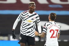 Manchester United doblega a West Ham con un gran segundo tiempo