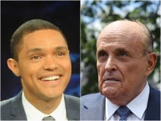 ‘La víctima menos sorprendente’: Trevor Noah se burla de Rudy Giuliani por su diagnóstico de Covid