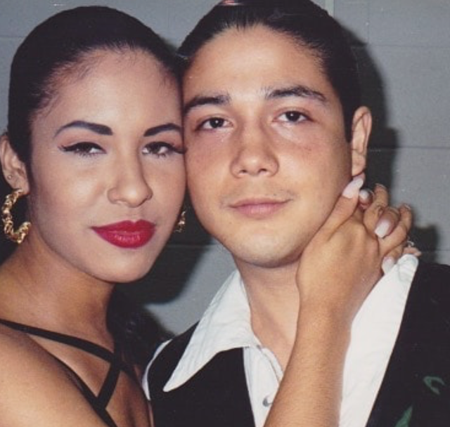 <p>Selena Quintanilla y Chris Pérez</p>