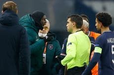 Jugadores salen de la cancha tras comentario racista en partido de la Champions League