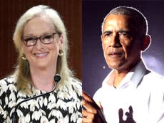 Meryl Streep bromea sobre la “mala memoria” de Obama