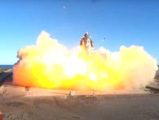 Nave espacial de SpaceX explota tras aterrizaje forzado