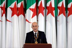 Tras luchar contra Covid-19, el líder argelino reaparece públicamente
