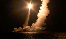 Submarino nuclear ruso lanza cuatro misiles prueba