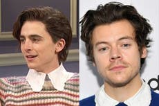 Timothée Chalamet imita a Harry Styles en SNL y deleita a los fanáticos