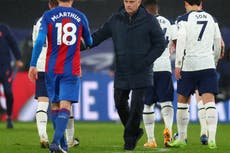 Premier League: Tottenham deja puntos en casa del Crystal Palace