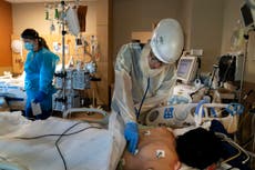 Los Ángeles rompe otro récord de hospitalizaciones por COVID