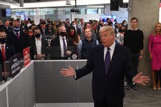 Campaña de Trump vende televisiones para recaudar fondos