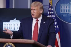 Trump retuitea post pidiendo encarcelar a republicanos de Georgia