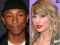 Pharrell Williams defiende a Taylor Swift en medio de la pelea de derechos de autor con Scooter Braun