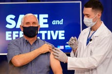 EEUU: Pence, su esposa y el director de salud reciben vacuna