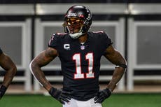 Julio Jones se perderá otro juego con los Falcons