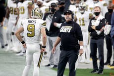 Brees jugaría de inicio ante Chiefs según Sean Payton