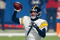 Roethlisberger pide calma ante actual mala racha de Steelers