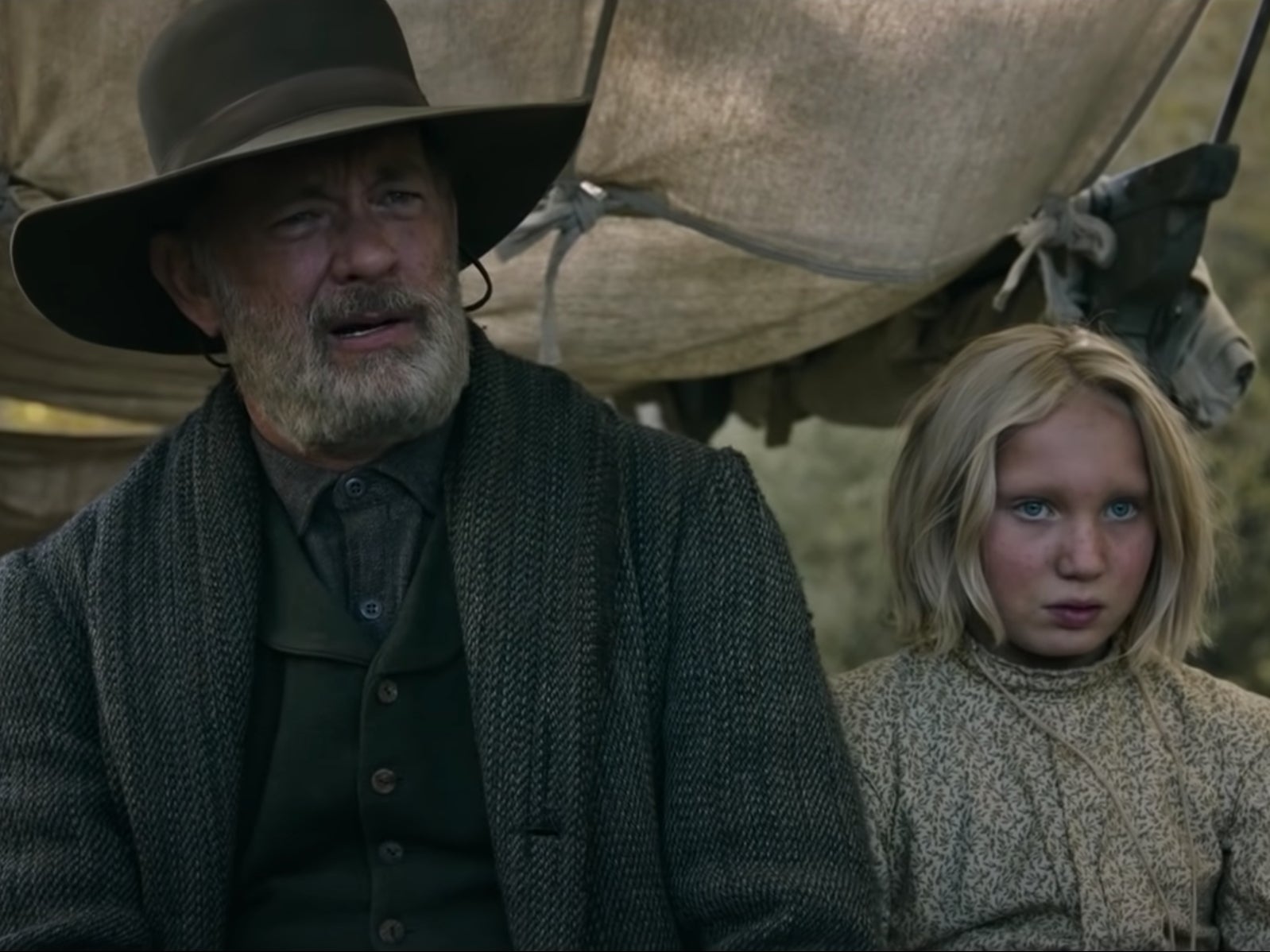 “News of the World”: Tom Hanks lloró fuera de cámara para ayudar a su coestrella de 12 años