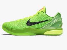 Nike Kobe 6 “Grinch” aumenta sus ventas en línea tras regalo de Vanessa Bryant a Kim Kardashian