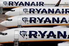 Ryanair cancelará vuelos entre Reino Unido y Europa hasta enero