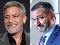 George Clooney se burla de Ted Cruz por apoyar a Trump a pesar de todo