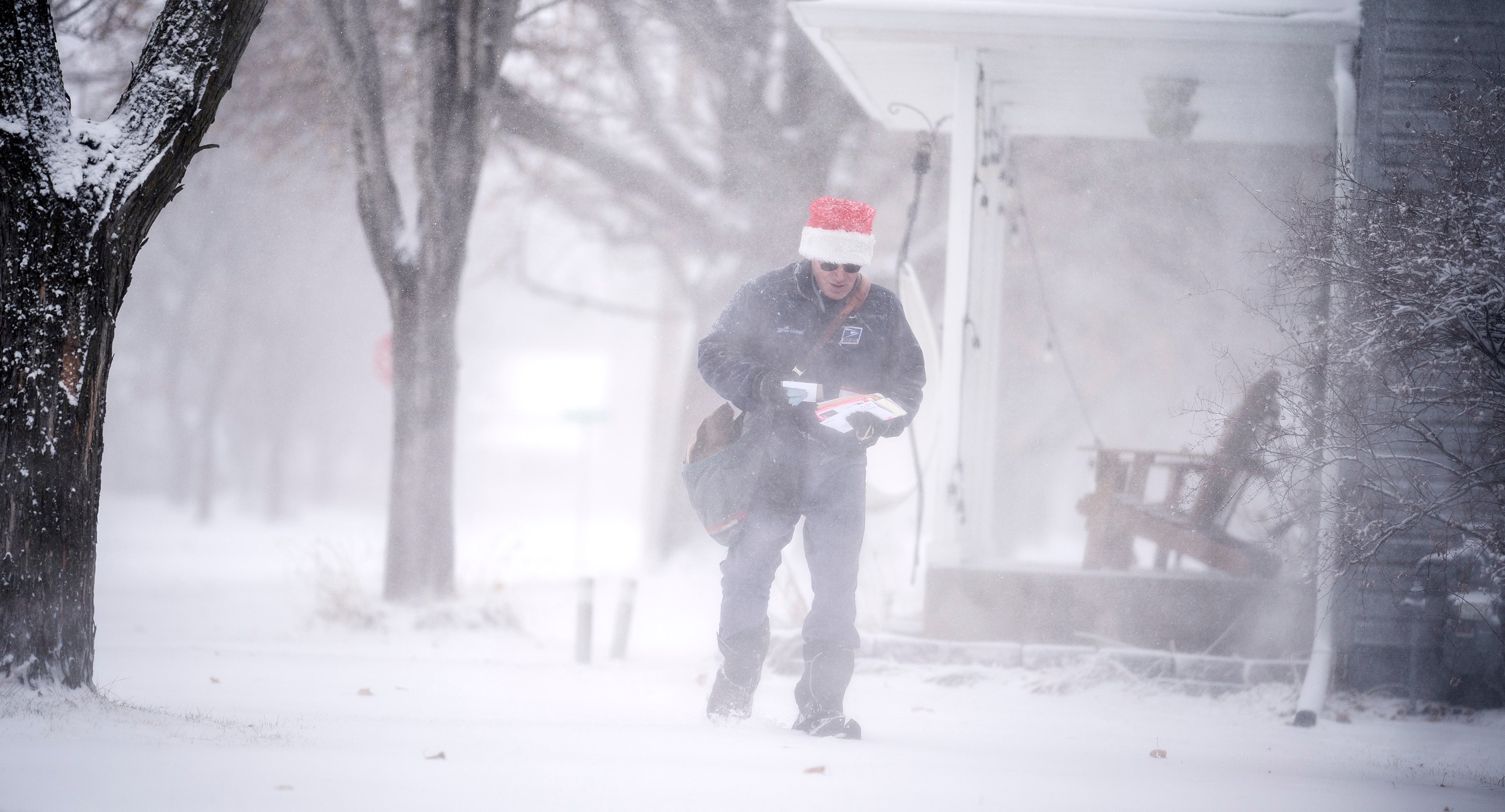 <p>La tormenta invernal en Osseo, Minnesota, el 23 de diciembre del 2020.&nbsp;</p>