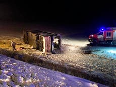 Accidente de autobús en Rusia deja 4 muertos y 11 heridos