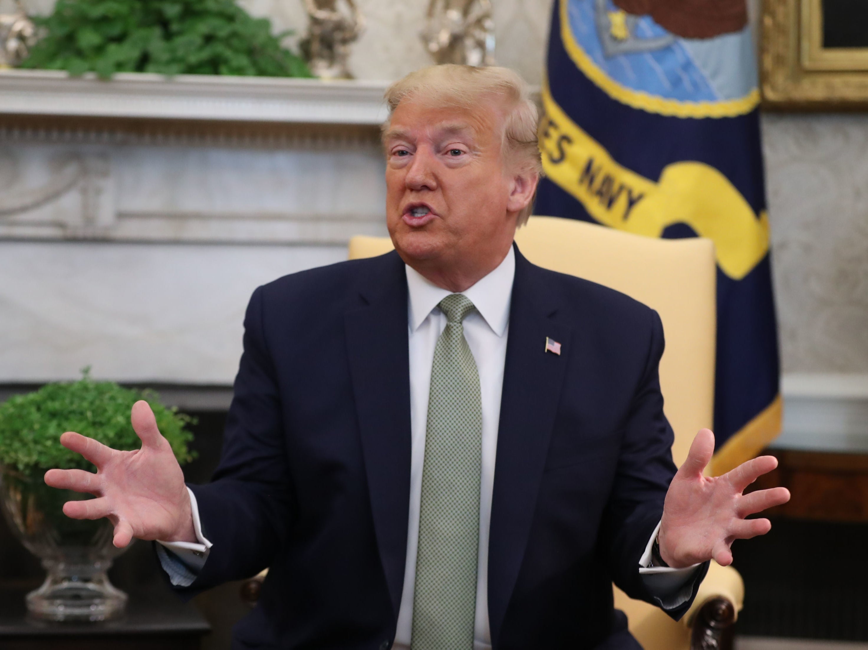 COVID: Trump culpa a los estados por la lentitud en la vacunación