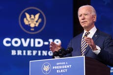 Joe Biden se refiere a Kamala Harris como 'presidenta electa'
