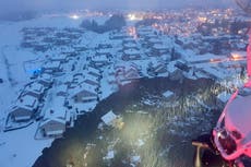 Noruega: Deslizamiento de tierra deja 15 desaparecidos y 10 heridos