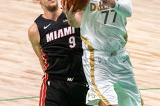 NBA: Mavericks vence al Heat de la mano de Luka Doncic