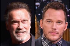 Arnold Schwarzenegger confunde a su yerno Chris Pratt con Chris Evans