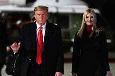 Ivanka Trump etiqueta por error a Meat Loaf en una foto con su padre