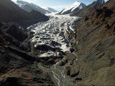 China usa mantas para evitar que los glaciares se derritan por el cambio climático 