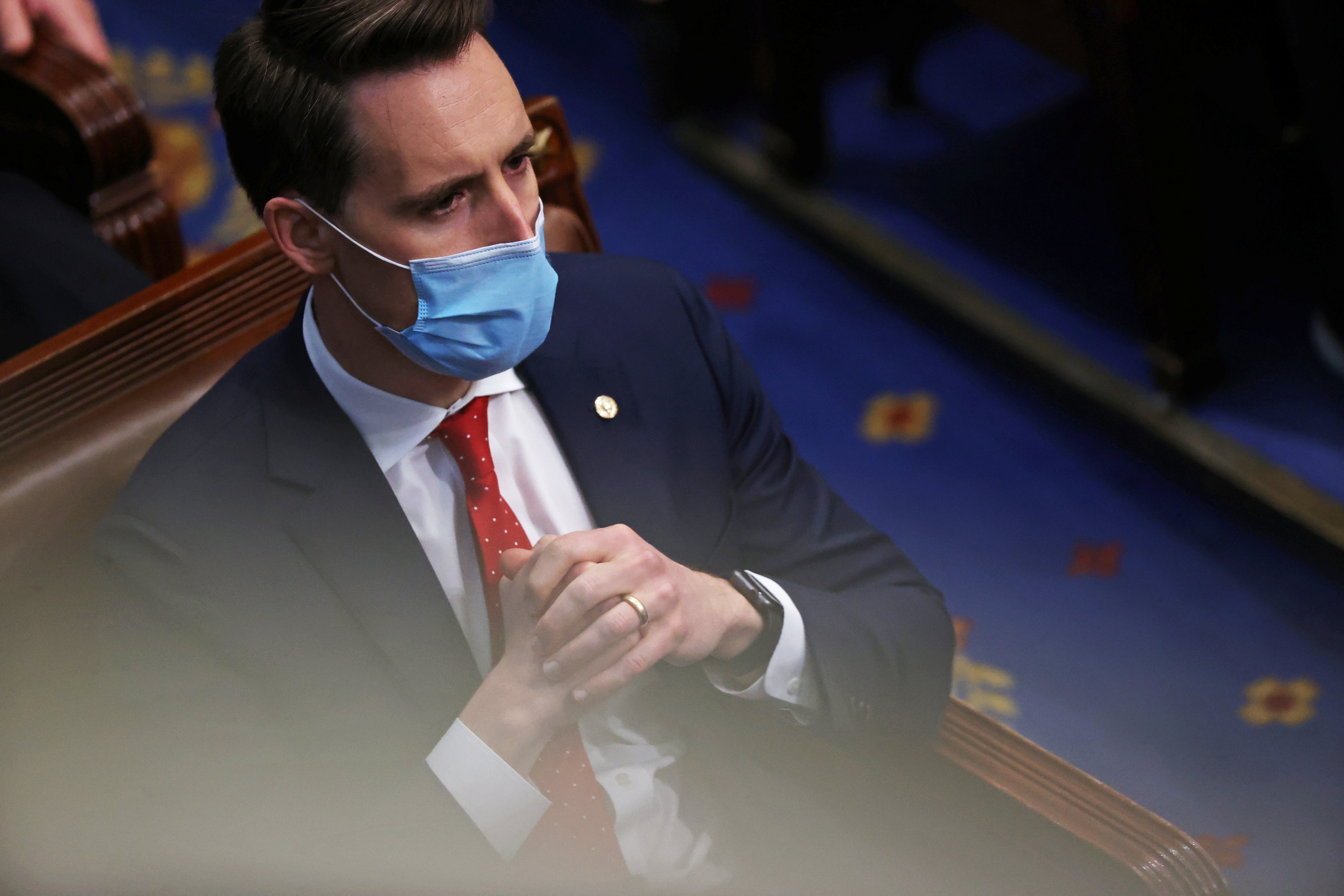 Hawley y Cruz pedían una recaudación de fondos durante disturbios