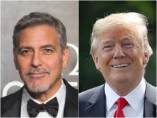 George Clooney: todo esto pone a Trump en el “basurero de la historia”