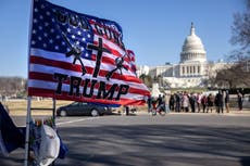 Fiscal cuestiona a asociación que promovió manifestación pro Trump