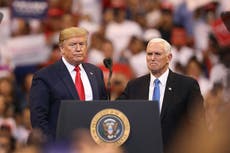 Pence promete seguir trabajando con Trump hasta el fin de su mandato