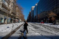 España sufre las temperaturas más bajas en 20 años