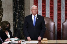 Pence promete una “transición sin tropiezos” en EEUU