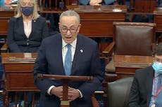 Chuck Schumer sugiere la confirmación rápida del nuevo gobierno