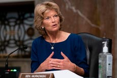 La senadora republicana Murkowski no descarta votar a favor para condenar a Trump