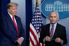 Trump estaría furioso por no poder criticar a Fauci en Twitter