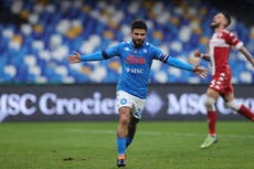Serie A: Napoli golea 6-0 a la Fiorentina y es tercero de la tabla