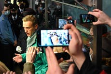 Alexei Navalny, crítico de Putin, detenido a su regreso a Rusia  